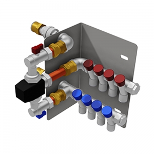 Water blending & distribution manifold, TMV3 thermostatic mixing valve